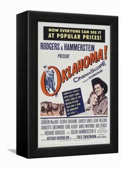 Oklahoma!, 1955, Directed by Fred Zinnemann-null-Framed Premier Image Canvas
