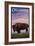 Oklahoma - Buffalo and Sunset-Lantern Press-Framed Premium Giclee Print