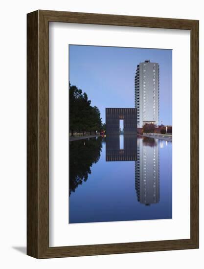 Oklahoma City National Memorial, Oklahoma City, Oklahoma, USA-Walter Bibikow-Framed Photographic Print