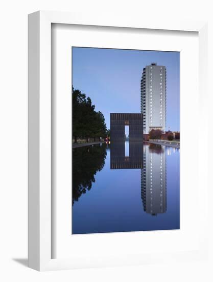 Oklahoma City National Memorial, Oklahoma City, Oklahoma, USA-Walter Bibikow-Framed Photographic Print