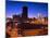 Oklahoma City Skyline Viewed from Bricktown District, Oklahoma, USA-Richard Cummins-Mounted Photographic Print