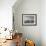 Oklahoma Farmer with His Two Sons and Their Dogs Walking Toward a Fenced in Field-Alfred Eisenstaedt-Framed Photographic Print displayed on a wall