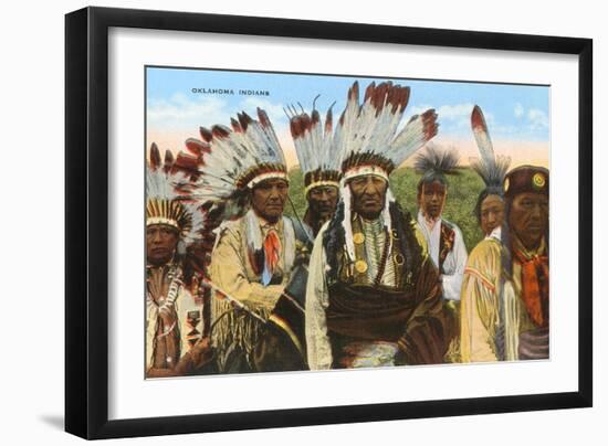 Oklahoma Indians-null-Framed Art Print