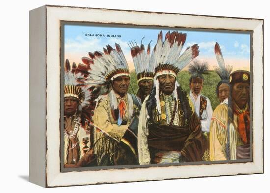 Oklahoma Indians-null-Framed Stretched Canvas