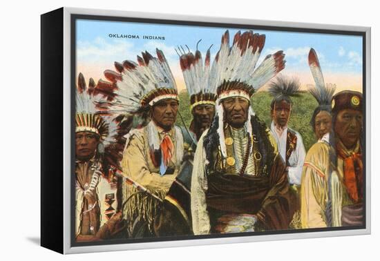 Oklahoma Indians-null-Framed Stretched Canvas