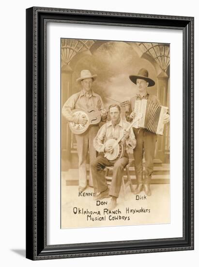 Oklahoma Ranch Haymakers-null-Framed Art Print