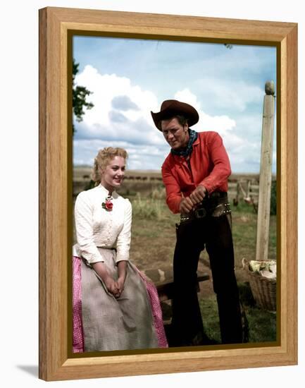 Oklahoma, Shirley Jones, Gordon MacRae, 1955-null-Framed Stretched Canvas