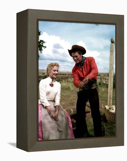 Oklahoma, Shirley Jones, Gordon MacRae, 1955-null-Framed Stretched Canvas