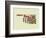 Oklahoma State Map-Lanre Adefioye-Framed Giclee Print