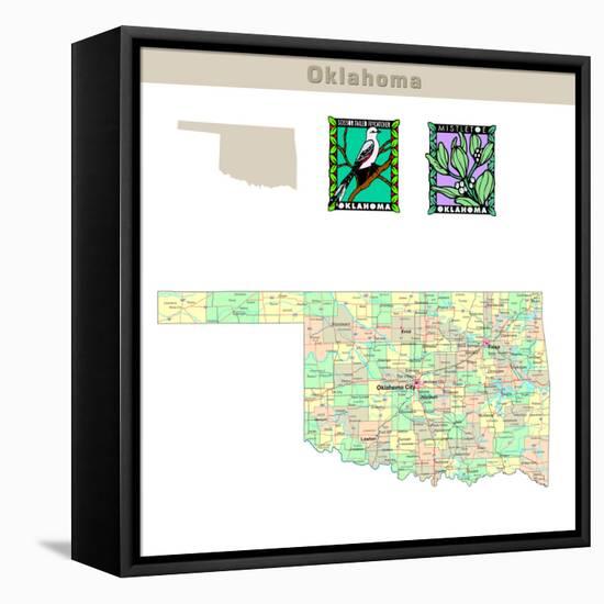 Oklahoma-IndianSummer-Framed Stretched Canvas