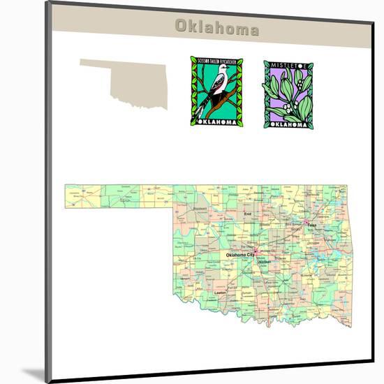 Oklahoma-IndianSummer-Mounted Art Print