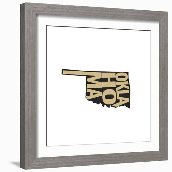 Oklahoma-Art Licensing Studio-Framed Giclee Print