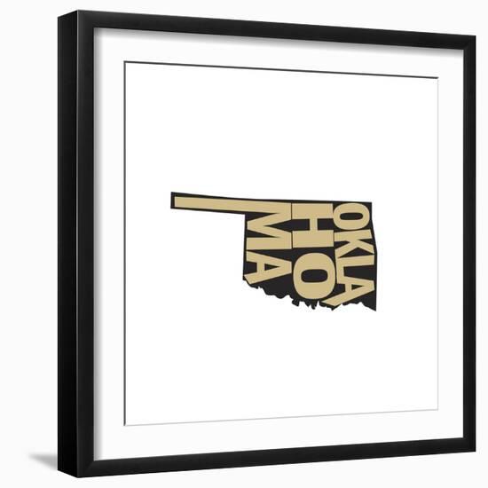 Oklahoma-Art Licensing Studio-Framed Giclee Print