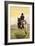 Okotoks, Alberta, Canada, Cowboy on Horseback-Lantern Press-Framed Art Print