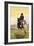 Okotoks, Alberta, Canada, Cowboy on Horseback-Lantern Press-Framed Art Print