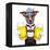 Oktoberfest Dog-Javier Brosch-Framed Premier Image Canvas