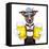 Oktoberfest Dog-Javier Brosch-Framed Premier Image Canvas