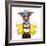 Oktoberfest Dog-Javier Brosch-Framed Photographic Print