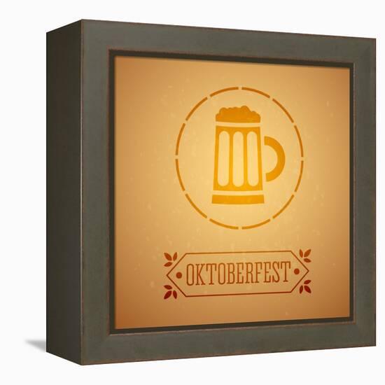 Oktoberfest Poster-MastakA-Framed Stretched Canvas