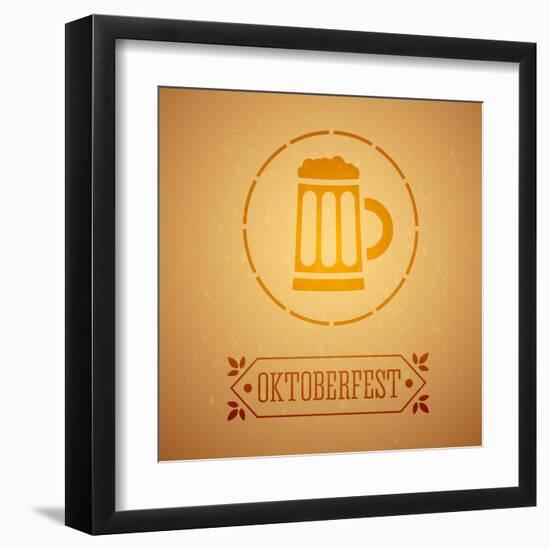 Oktoberfest Poster-MastakA-Framed Art Print