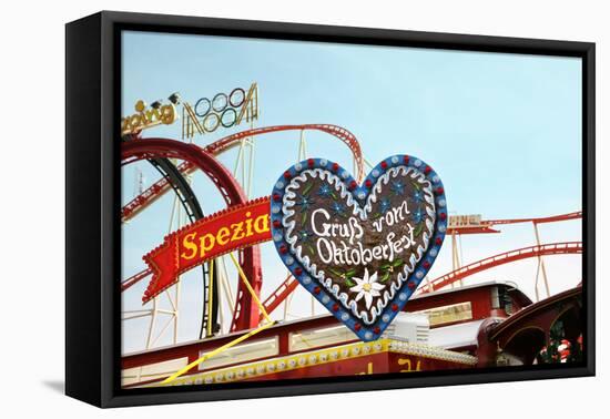 Oktoberfest, 'Wies'N', Funfair, Munich, Bavaria-Bluehouseproject-Framed Premier Image Canvas