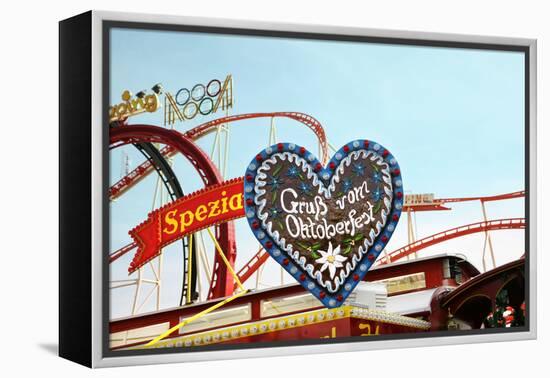 Oktoberfest, 'Wies'N', Funfair, Munich, Bavaria-Bluehouseproject-Framed Premier Image Canvas