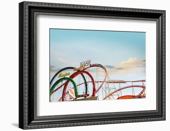 Oktoberfest, 'Wies'N', Funfair, Munich, Bavaria-Bluehouseproject-Framed Photographic Print