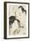 Okubi-E Portrait of the Wrestler Onogawa Kisaburo and the Noted Beauty Ohisa of Takashimaya-Katsukawa Shunsho-Framed Giclee Print