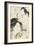 Okubi-E Portrait of the Wrestler Onogawa Kisaburo and the Noted Beauty Ohisa of Takashimaya-Katsukawa Shunsho-Framed Giclee Print