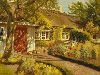 The Garden Cottage-Olaf Viggo Peter Langer-Framed Giclee Print