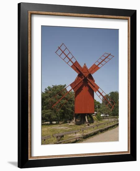 Oland Windmill, Skansen, Stockholm, Sweden, Scandinavia, Europe-Rolf Richardson-Framed Photographic Print