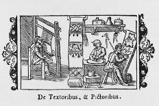 Piper Performs with Players of Three Types of Stringed Instruments, a Rebec a Lute and a Harp-Olaus Magnus-Stretched Canvas