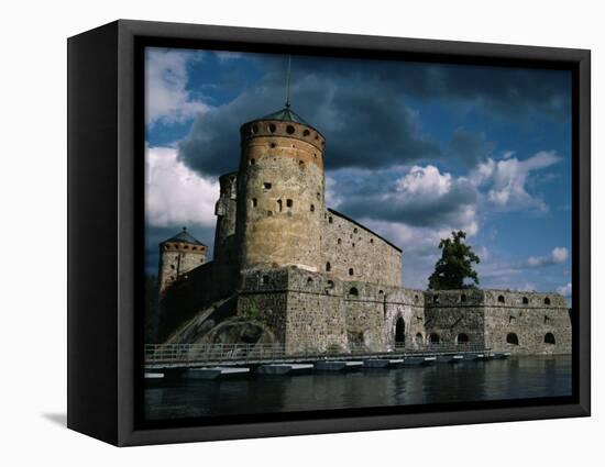 Olavinlinna Castle Dating from 1475, Savonlinna, Finland, Scandinavia, Europe-Jenny Pate-Framed Premier Image Canvas