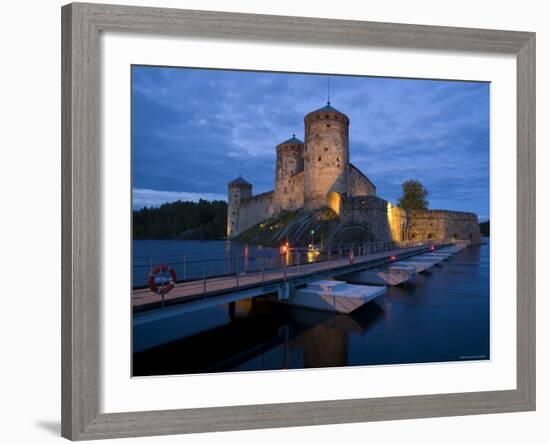 Olavinlinna Castle, Savonlinna, Eastern Finland, Finland-Doug Pearson-Framed Photographic Print