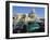 Old 1950s American Cars Outside El Capitolio Building, Havana, Cuba-Bruno Barbier-Framed Photographic Print