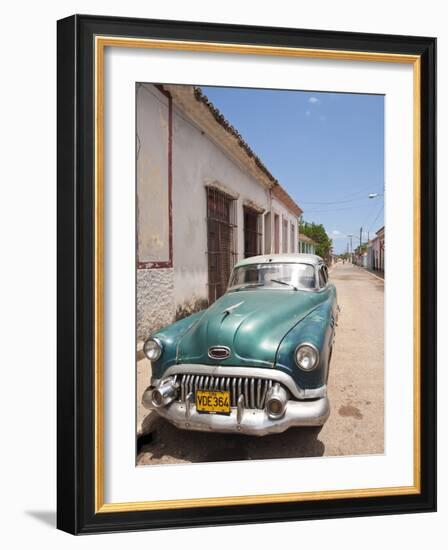 Old 1950S Car, Remedios, Cuba, West Indies, Central America-Michael DeFreitas-Framed Photographic Print