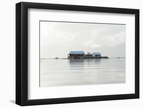 Old 20th Century British Lake Resort, Now Being Restored, Inle Lake, Shan State, Myanmar (Burma)-Annie Owen-Framed Photographic Print