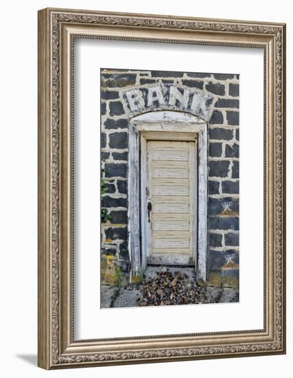 Old abandoned bank in Winona, Eastern Washington-Darrell Gulin-Framed Photographic Print