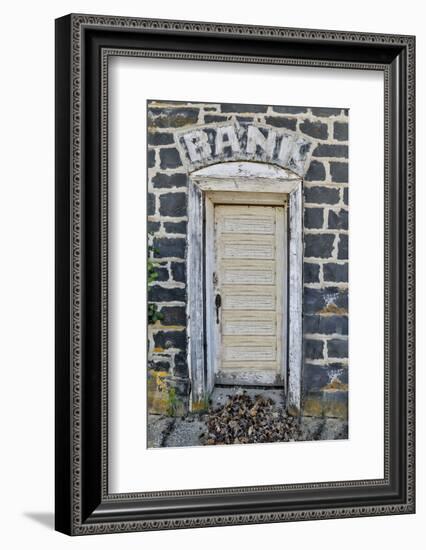 Old abandoned bank in Winona, Eastern Washington-Darrell Gulin-Framed Photographic Print