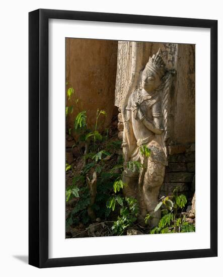 Old Abandoned Buddhist Temples in the Inle Lake Region, Shan State, Myanmar-Julio Etchart-Framed Photographic Print