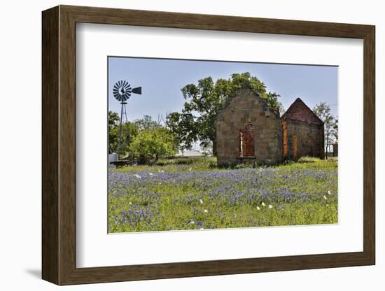 Old abandoned building, Cherokee, Texas-Darrell Gulin-Framed Photographic Print
