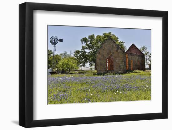 Old abandoned building, Cherokee, Texas-Darrell Gulin-Framed Photographic Print