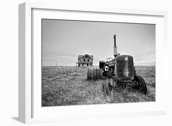 Old Abandoned Tractor-Rip Smith-Framed Photographic Print