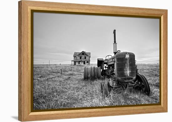 Old Abandoned Tractor-Rip Smith-Framed Premier Image Canvas