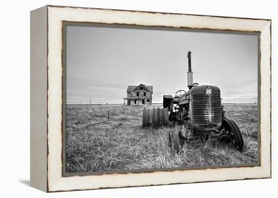 Old Abandoned Tractor-Rip Smith-Framed Premier Image Canvas