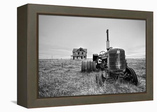 Old Abandoned Tractor-Rip Smith-Framed Premier Image Canvas