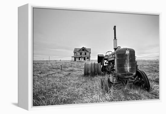 Old Abandoned Tractor-Rip Smith-Framed Premier Image Canvas