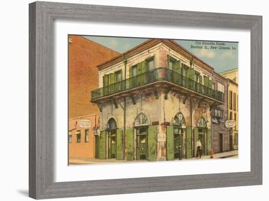 Old Absinthe House, New Orleans, Louisiana-null-Framed Art Print
