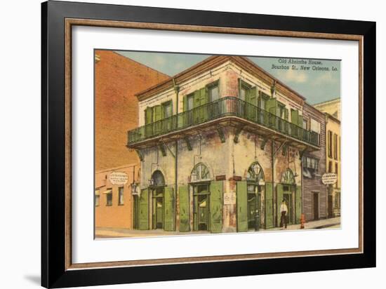 Old Absinthe House, New Orleans, Louisiana-null-Framed Art Print