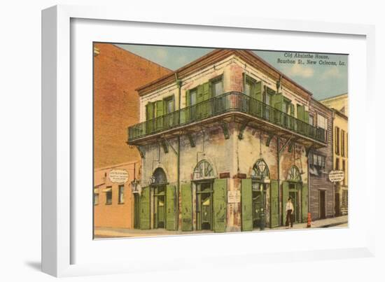 Old Absinthe House, New Orleans, Louisiana-null-Framed Art Print